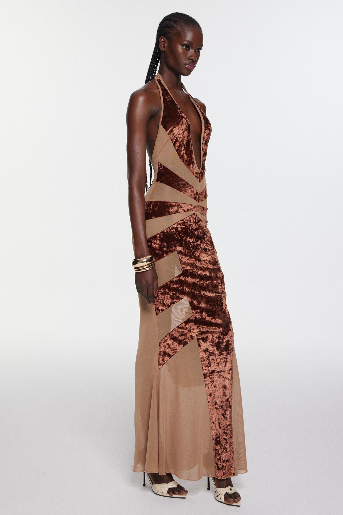 Ginevra Dress - Brown